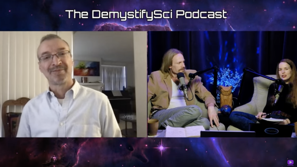 QV0118: Arnie Benn on the Demystify Science Podcast